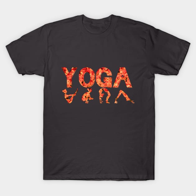 yoga, yoga poses, meditation, namaste, T-Shirt by L  B  S  T store